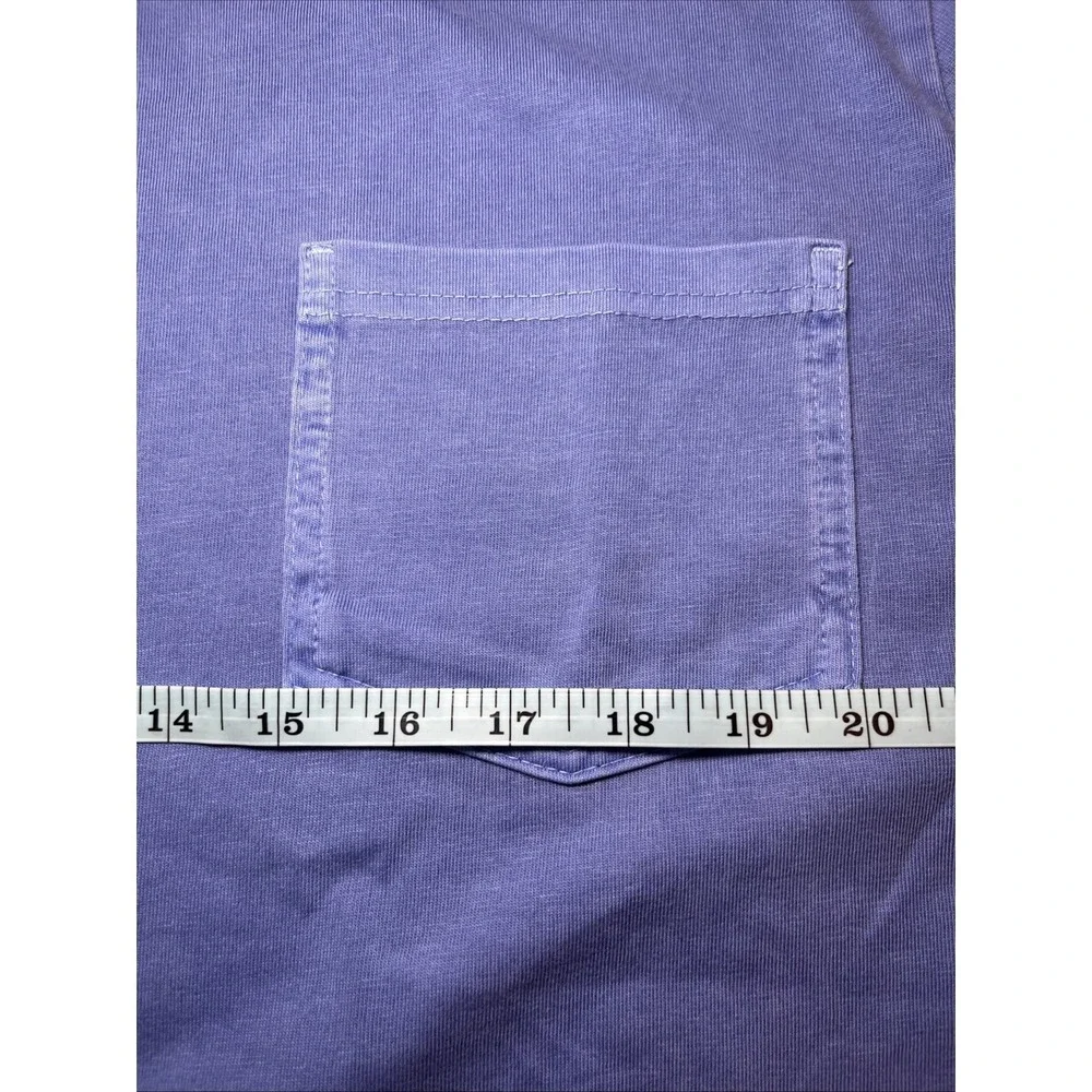 WILT Vintage Wash Pocket Tee XL NWT Periwinkle Blue Garment Dyed T Shirt - Picture 8 of 10
